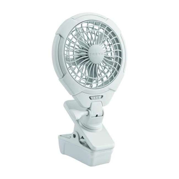 Treva/O2cool Clip Fan, 2 Speeds, Gray, Not Applicable FC05807