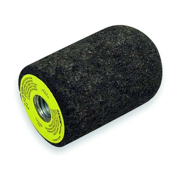 Norton Abrasives Grinding Plug w/Rnd Tip,2 Dia,20 Grit,ZA 66253344389