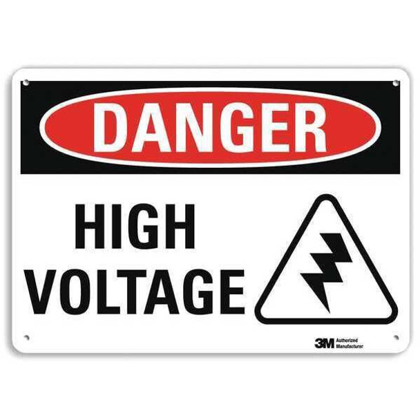Lyle Danger Sign,14" W,10" H,0.040" Thickness, U1-1065-NA_14x10 U1-1065-NA_14x10