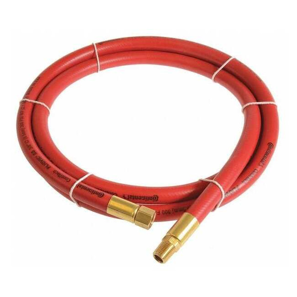 3/8" x 10 ft PVC Coupled Multipurpose Air Hose 300 psi RD