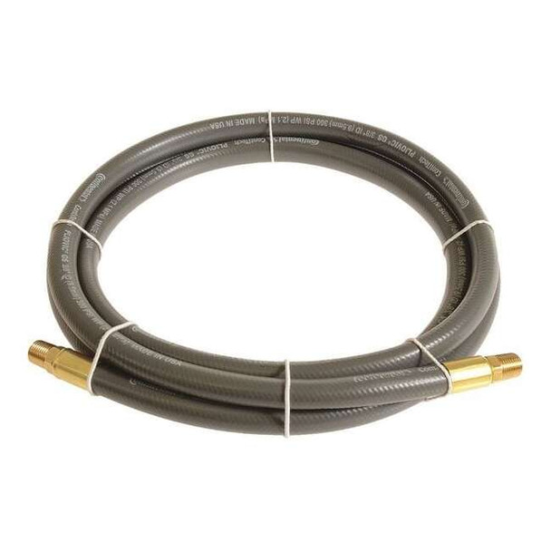 1/2" x 10 ft PVC Coupled Multipurpose Air Hose 300 psi GY