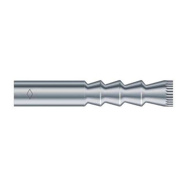 Short Drop-In Anchor, 1/4 in Dia, 1-5/8" L, Steel Zinc Plated