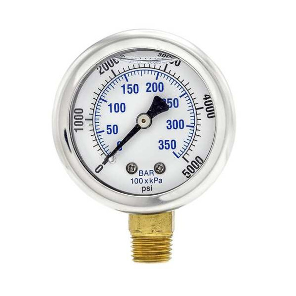 Pic Gauges Pressure Gauge,1/4 in. NPT,2 in. 201L-204R Pic Gauges Pressure Gauge,1/4 in. NPT,2 in. 201L-204R