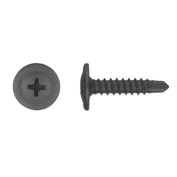 Manufacturer Varies Drywall Screw, 3/4 in, Black Phosphate Steel, 50 PK 6265PK