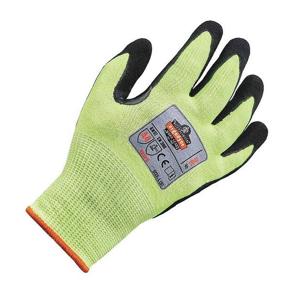 Ergodyne Coated Gloves, Cut Level A4 ,Dipped ,Foam Nitrile ,Sandy ,L 1 PR 7041