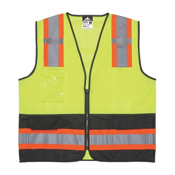 Mcr Safety High Visibility Vest,S Size,Unisex WCCL2MLSZS
