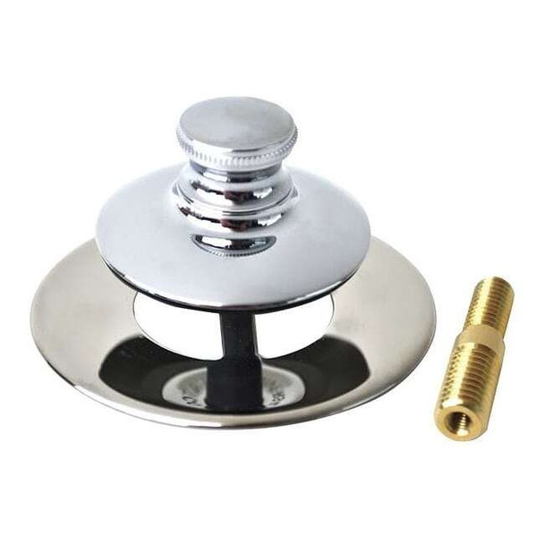 Watco DrainStopper,Dia.2-7/8",Plstic,SS,Chrome 48751-PP-CP