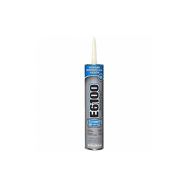 Eclectic Products Adhesive, E6100 Series, Gray, 10.2 oz, Cartridge 252031