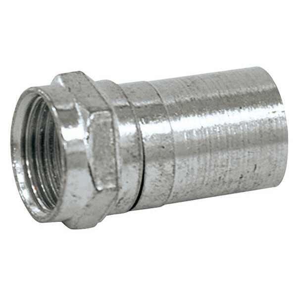 Dolphin Components Coupler, Cable, F-Type, RG6, PK10 DC-257046-X