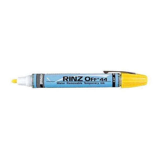 Dykem Paint Marker, Medium Tip, Yellow Color Family, Ink 44757