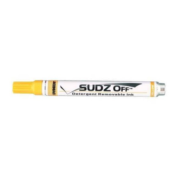 Dykem Paint Marker, Medium Tip, Yellow Color Family, Ink 91694