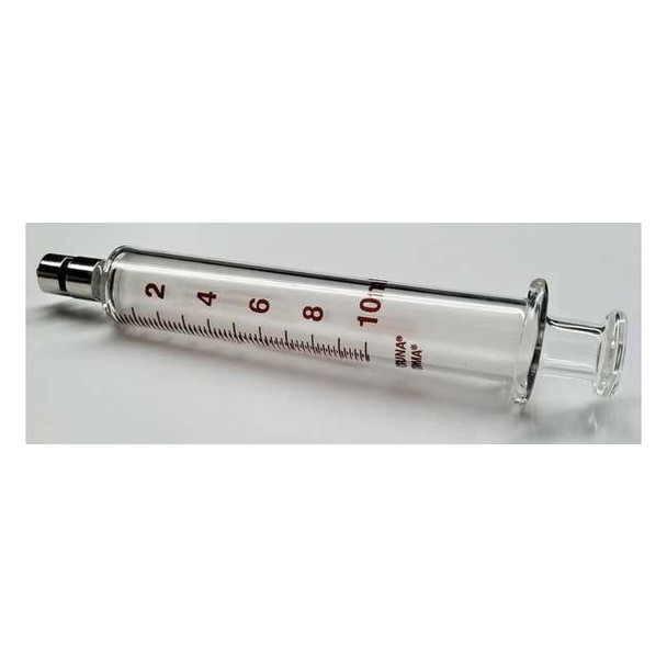 Fortuna Reusable Glass Syringe,10 mL,Luer Lock 7.140-37