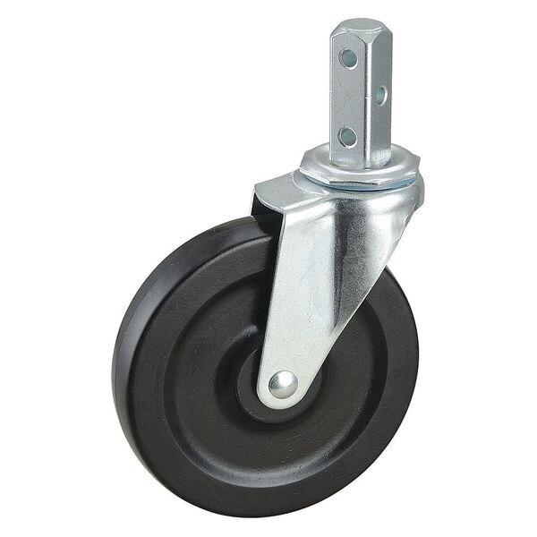 Manufacturer Varies Swivel Stem Caster,Rubber,5 in.,150 lb. F1RN05041S001