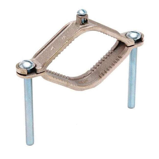 Burndy Pipe Ground Clamp, 10AWG,2.25In,PK5 C11N