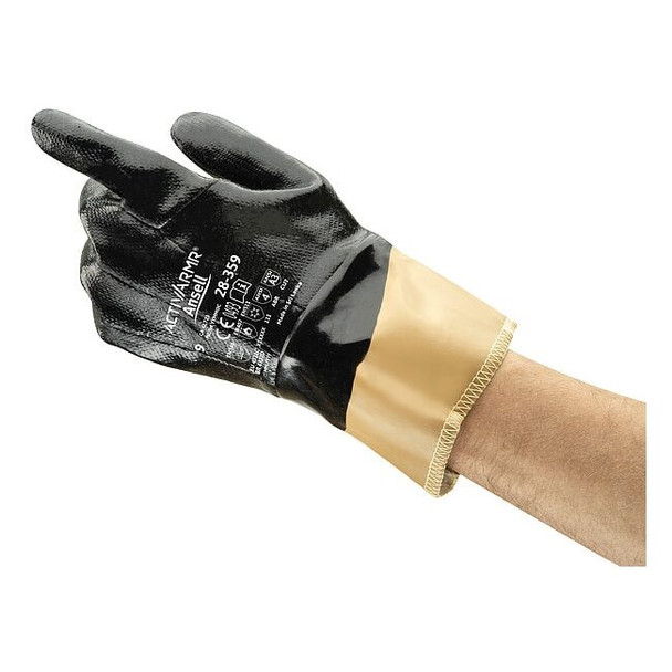 Ansell Cut-Resistant Coated Gloves, Cut Level A3 ,Nitrile ,Smooth ,M 1 PR 28-359