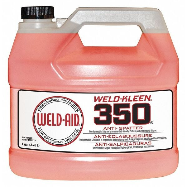 Weld-Aid Weld Kleen Anti-Splatter, 350, Bottle, 1 gal 007090