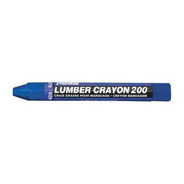Markal Lumber Crayon 200,Blue,PK12 80355