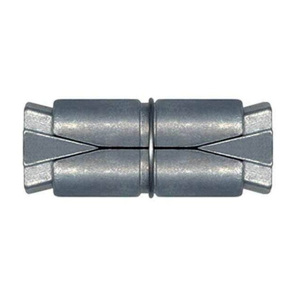 Double Lag Shield, 3/4" Dia, 2-1/16" L, Alloy Steel Plain, 10 PK