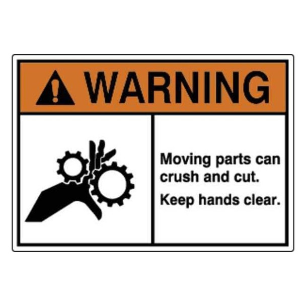 Label, Machine/Equipment, 3-1/2 in. H, PK5, HWL-535-726-5PK