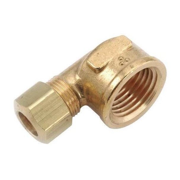 Manufacturer Varies 1/2" x 3/8" Low Lead Brass Female Elbow 700070-0608