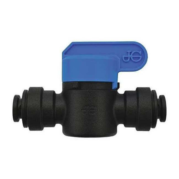 John Guest Water Supply Stop,150 psi,1/4"Inlet,PK10 PPSV040808E