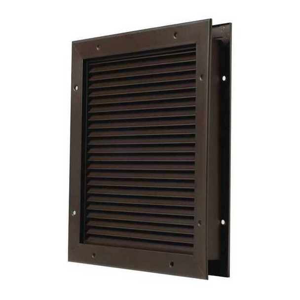 National Guard Louver, No Vision, Dk Bronze, 24x24 L-700-BFDKB-24x24