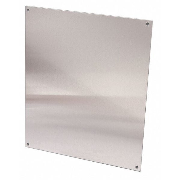 Hubbell-Wiegmann Back Panel, 6.75" H, 4.88" L, Aluminum HW-MP806A