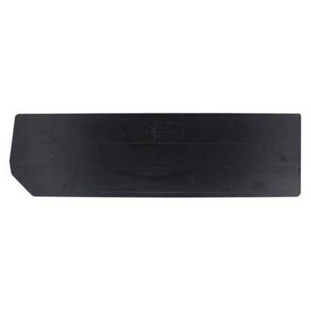 Quantum Storage Systems BinDivider,21inL,Plastic,Black,PK6 DUS950