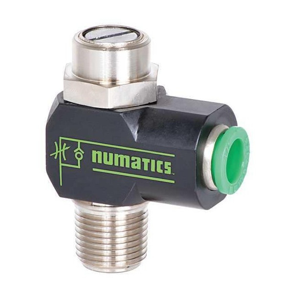 Numatics Swivel,1/4InNPT,3/8In Push In,1-39/50InL 2FPRN12