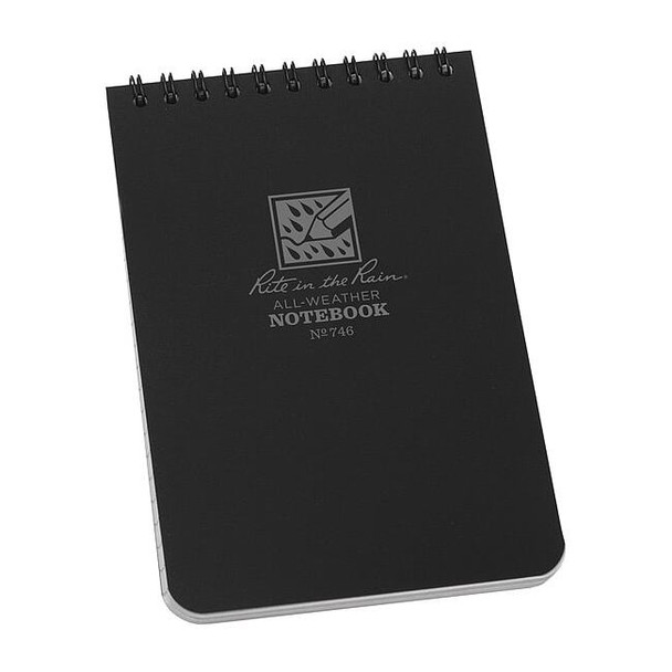 Rite in the Rain All Weather Spiral Notebook,Uni,4in.x6in 746