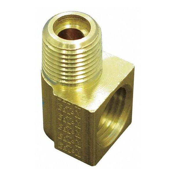 Weatherhead Elbow, Brass, Tube 3/8 in, MNPT 3/8 in 402X6X6