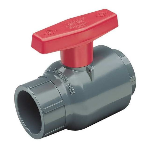 Spears 3/4" FNPT PVC Compact Ball Valve Inline 2121-007