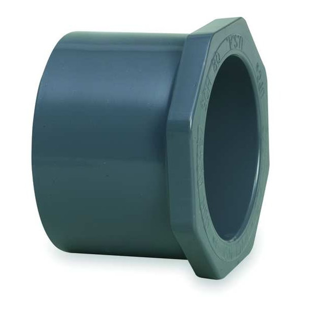 Manufacturer Varies Reducing Bushing,1/2 x 3/8 in,PVC,SCH 80 837-073