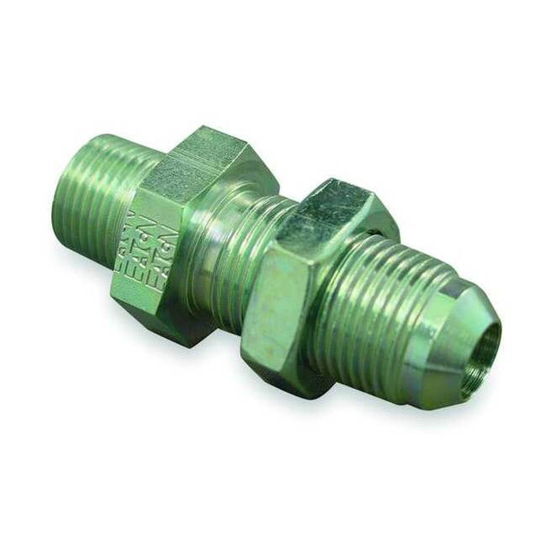 Eaton Aeroquip Adpt, MNPT-MJIC, 1/4-18, 7/16-20, Strt 2240-4-4s