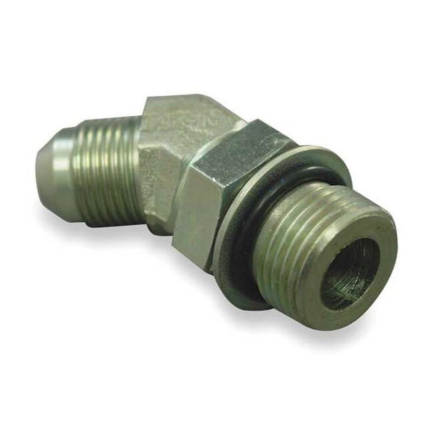 Eaton Aeroquip Adpt, MORB-MJIC, 3/4-16, 7/8-14, El 2061-8-10S