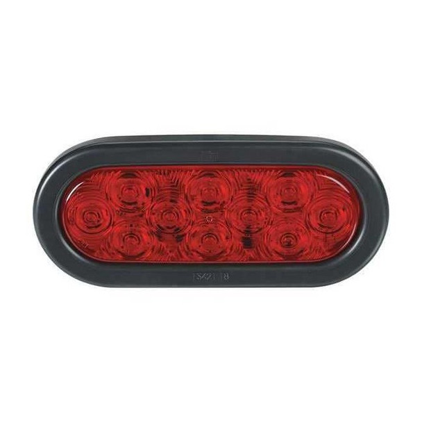 Federal Signal Stop-Turn-Tail Lamp,LED,Red,6-13/32 in L 607105-04SB