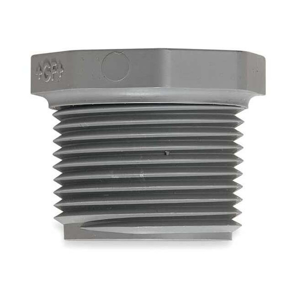 Manufacturer Varies CPVC Hex Head Plug, Schedule 80, 1" Pipe Size, MNPT 9850-010