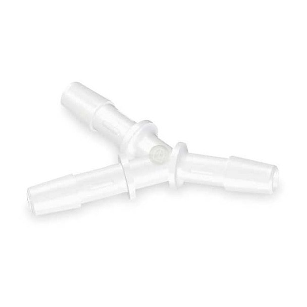 Eldon James Wye,Polypropylene,Barbed3/8in,PK10 Y0-6WP