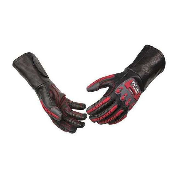 K3109 Welding Gloves, Gauntlet Cuff, Wing Thumb, Premium Cowhide, L