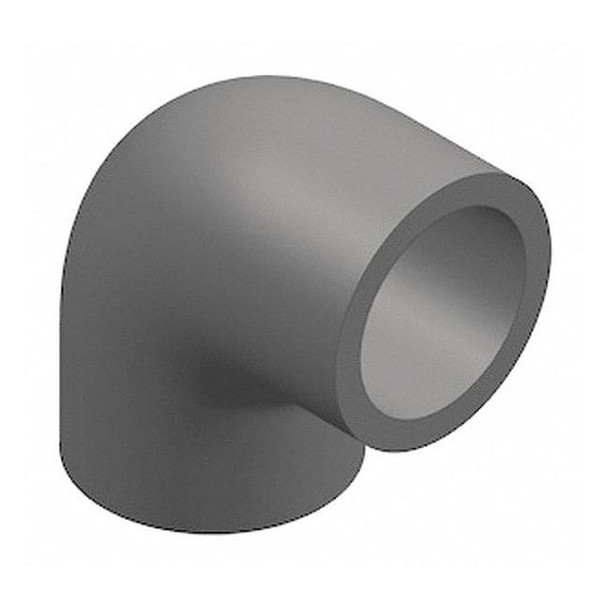 PVC Elbow, 90 Degrees, Socket x Socket, 3/8 in Pipe Size