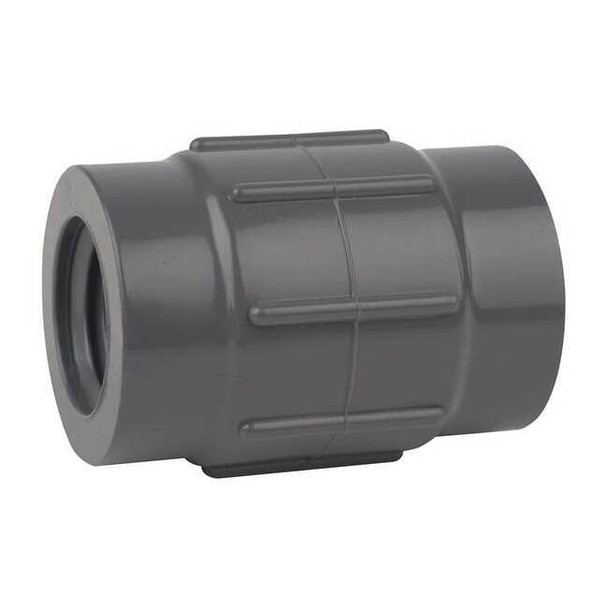 PVC Reducing Coupling, FNPT x FNPT, 3/8 in x 1/4 in Pipe Size