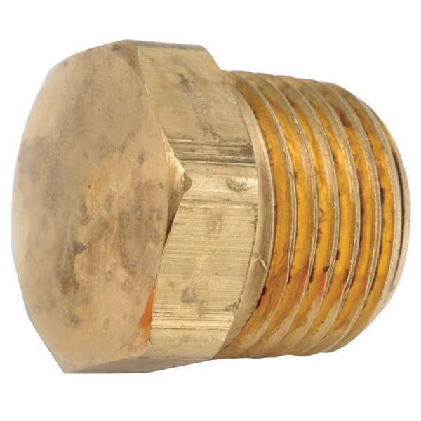 Manufacturer Varies Brass Hex Head Plug, MNPT, 3/4" Pipe Size 706121-12