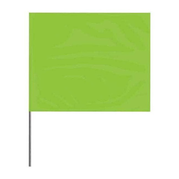 Presco Marking Flag, PVC, Solid, 4" L., 100 PK 4521LG-200