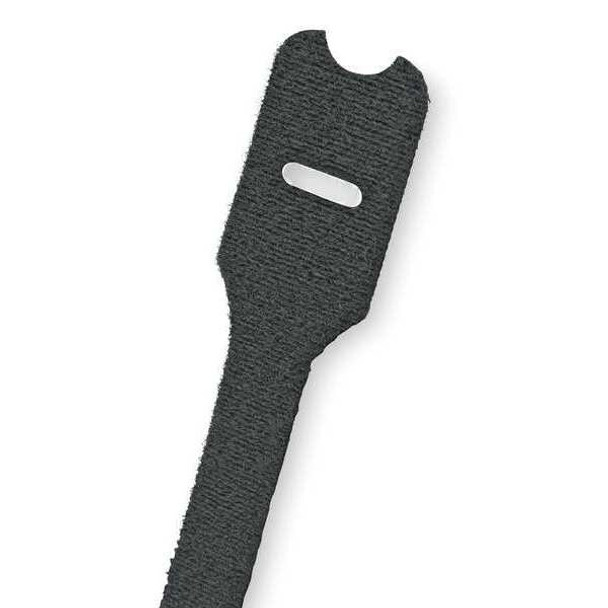 Panduit Hook-and-Loop Cable Tie,12 in,Black,PK10 HLT3I-X0