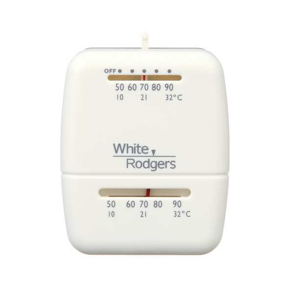 White-Rodgers Economy Mechanical Thermostats, 1 H, 1 C, 20/30VAC 01C26 101S1