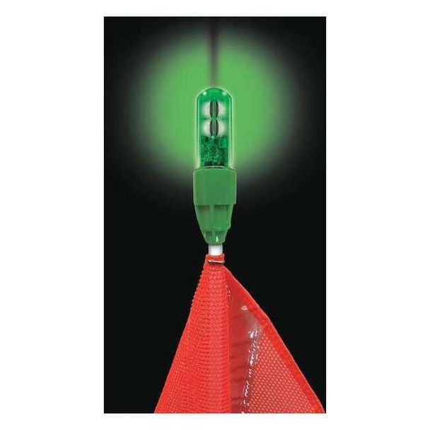 Gorilla Whips Flashing LED Light,Green WLFS.4LED.GF