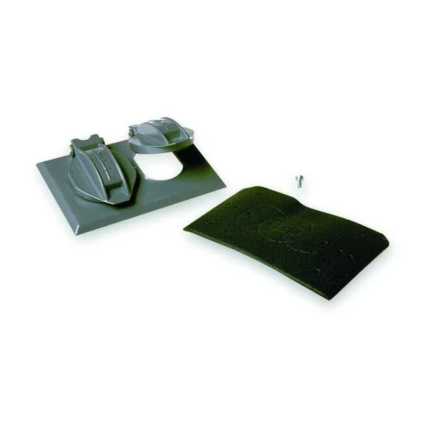 Weatherproof Cover, Single Gang Box Type, 1 Gang, Flip/Snap Cover Type