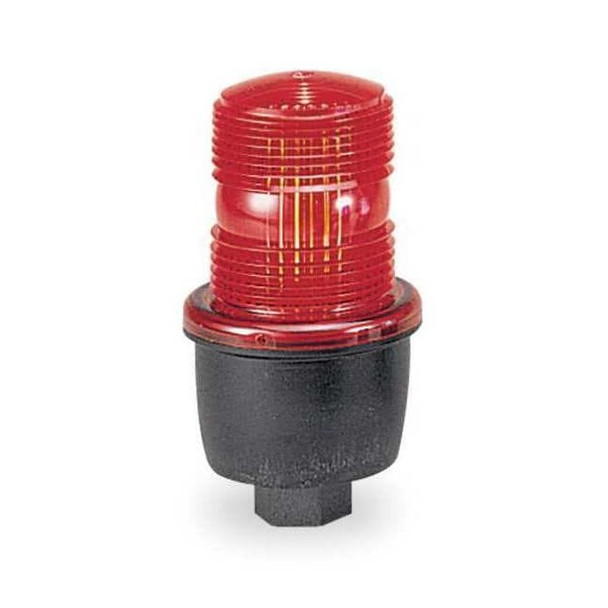 Federal Signal Low Profile Warning Light,Strobe,Red LP3P-120R