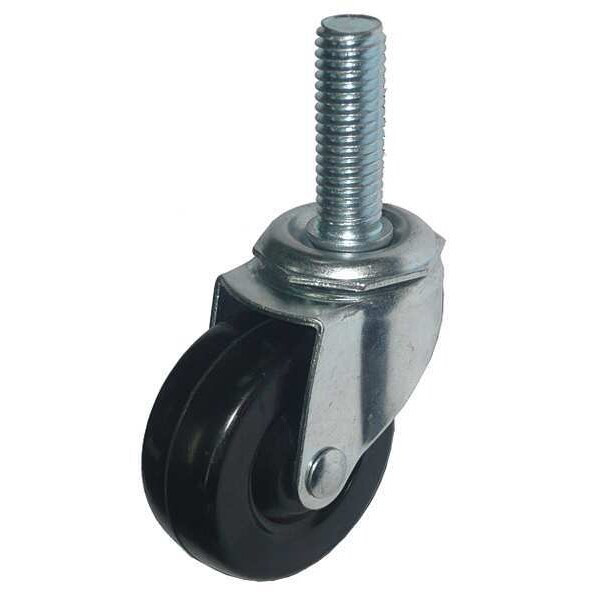 Manufacturer Varies Swivel Stem Castr,Rubbr,2 in.,75 lb.,Blk 20TM49