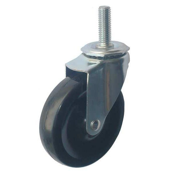 Manufacturer Varies Swivel Stem Castr,Rubbr,3 in.,100 lb,Blk 20TM50